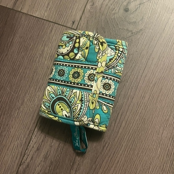 Vera‎ Bradley Tri Fold Pocket Wallet Peacock - Picture 1 of 4